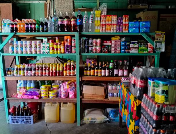 Small grocery store in village area