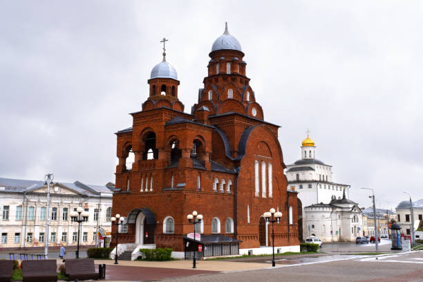 Vladimir, Russia - April 26, 2023. Crystal Museum. State Vladimir-Suzdal Museum-Reserve.