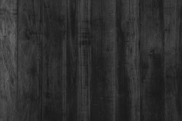 istock Wood black background blank for design 1487065932
