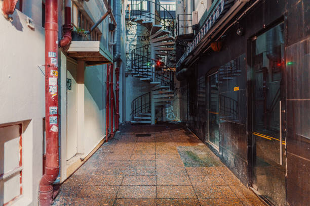 istock Drone in an alley 1487071164
