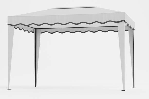 istock Realistic 3D Render of Gazebo 1487073628
