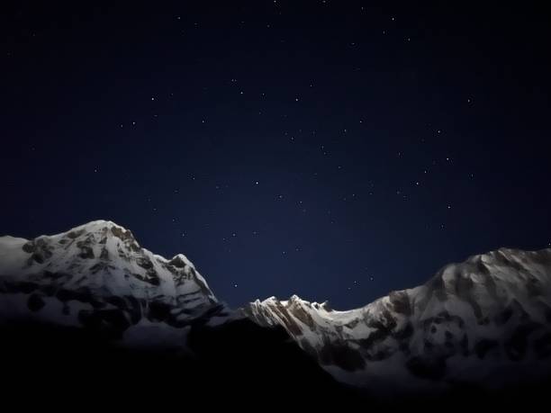 istock Heavenly Himalayas at night 1487083908