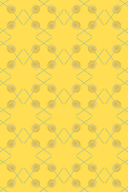 Creative photos of pineapple on a yellow background