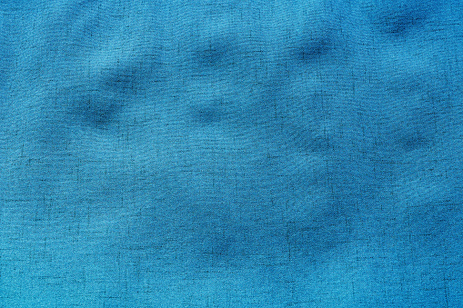 Visible Pattern Blue Fabric Background With Visible Pattern And Some Wrinkles Stock ...