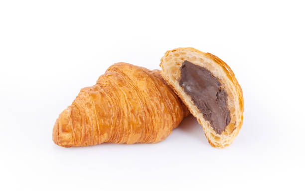 istock One plain croissant and half cut croissant with chocolate 1487095194