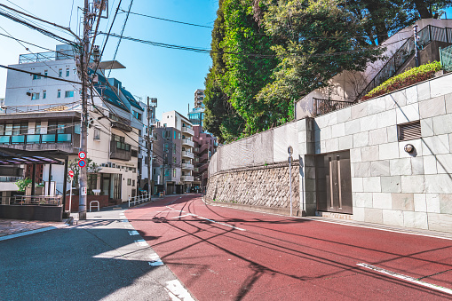 Street in the town, Tokyo