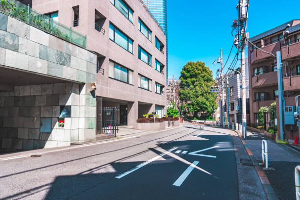 istock Street in the town, Tokyo 1487099559