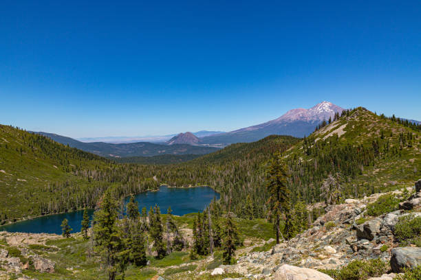 istock Mt. Shasta and Lakes 1487100096
