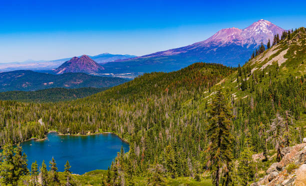 istock Mt. Shasta and Lakes 1487100182