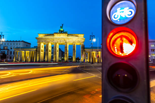 istock Brandenburger Tor in Berlin at sunset, long exposure 1487100494