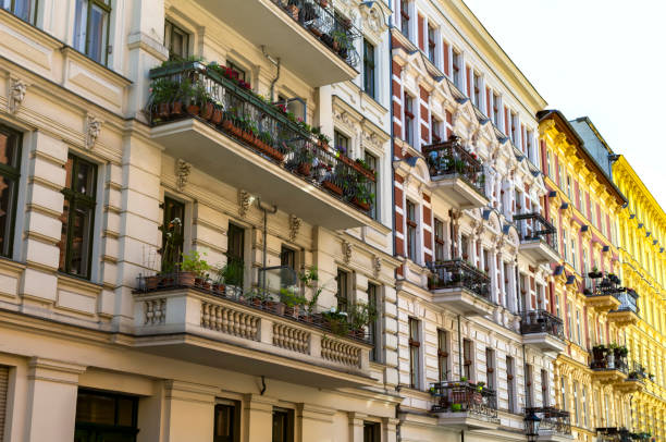 istock Old apartment houses in Berlin 1487100505