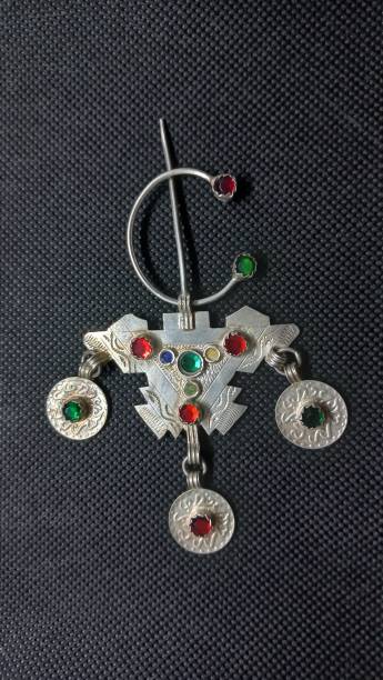 istock Berber Silver Tazerzit on Black Background 1487103074