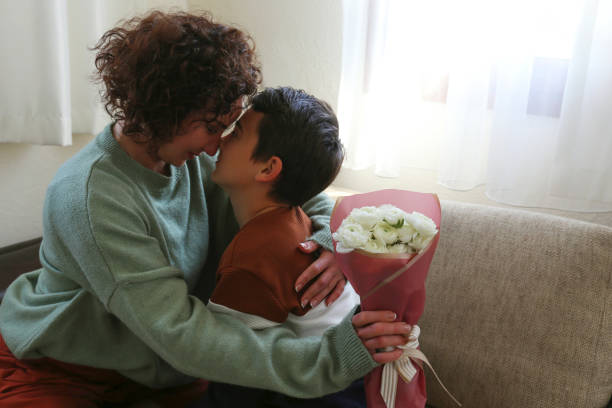 istock Happy mother's day concept. 1487109223