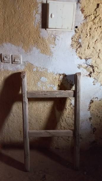 istock Old Wooden Moroccan Berber Stair 1487109241