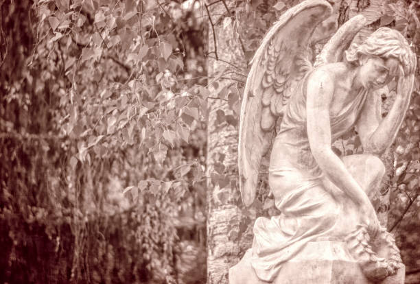 istock A depressed angel is thinking about his life 1487120322