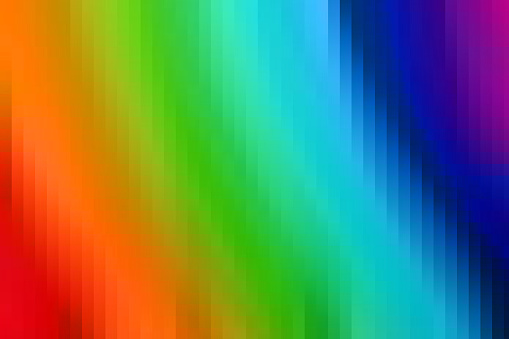 Pixelated abstract rainbow background