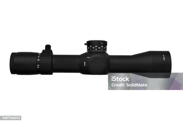 Modern Sniper Scope Optical Device For Aiming And Shooting At Long ...