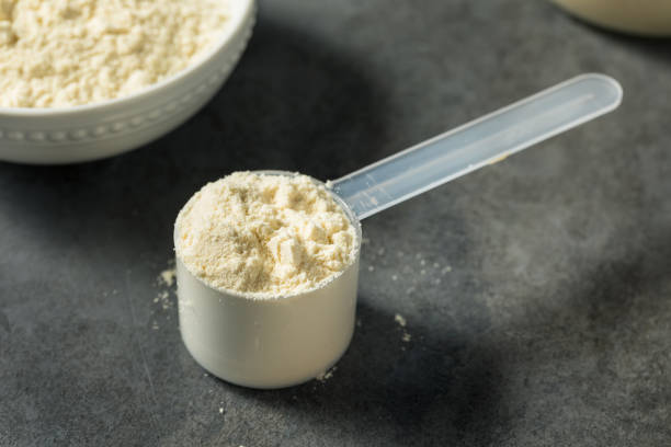 istock Organic Healthy Vanilla Whey Protein Powder 1487154061