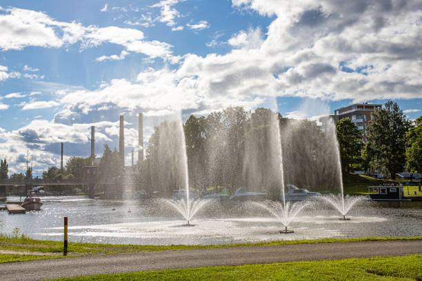istock Fountains in Valkeakoski, Finland. 1487154130