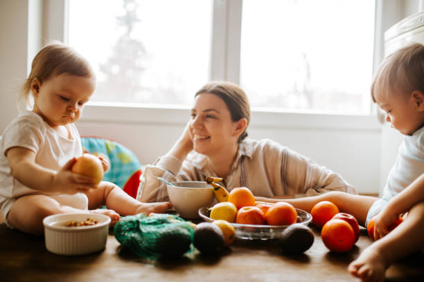 istock Breakfast time with my kids 1487156219