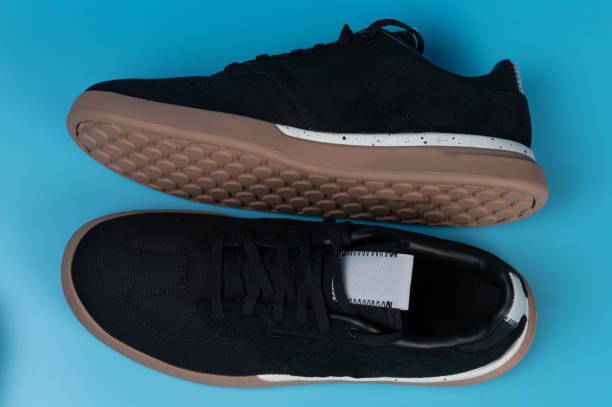 Comfortable black casual sneakers