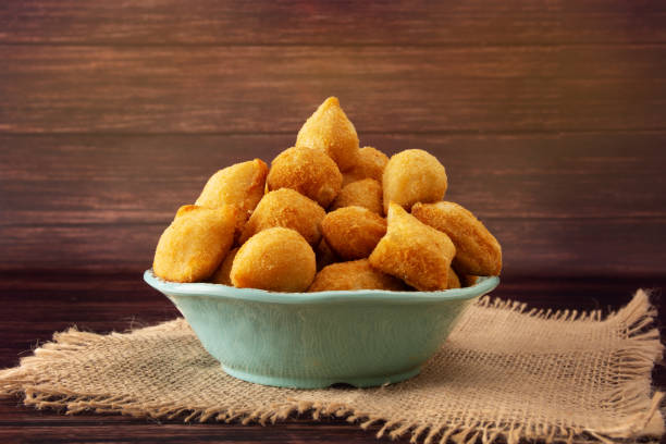 istock Party Snacks - Brazilian Coxinhas, Risoles, Cheese Balls, and More 1487178748