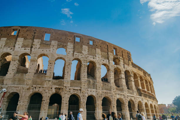 istock Colosseum Roman historical monument in Rome 1487189735