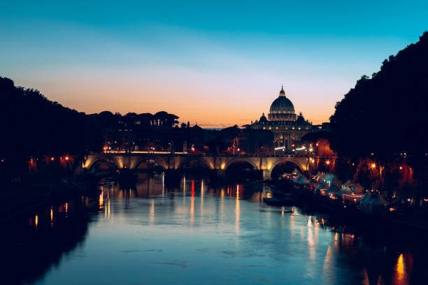 istock Sunset view of the Vatican City 1487190897