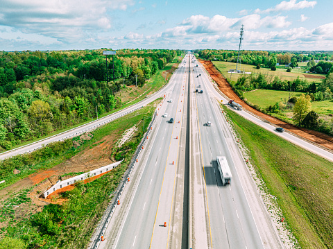 Glendale, in Hardin County, Kentucky, USA, a Growing Megasite for Battery Production and Manufacturing.\n\nCaptured along Interstate 65 South in Kentucky