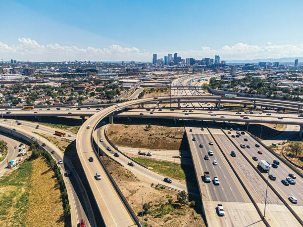 istock High Angle View of a Large Highway Interchange North Denver, Colorado 1487212117