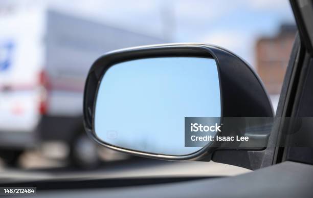 Reflecting On Lifes Journey With The Car Mirror A Powerful Symbol Of Selfreflection Awareness And The Ability To Look Back And Move Forward Stock Photo - Download Image Now