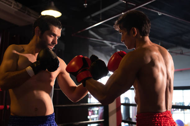 istock Punching is one of the master techniques of Muay Thai 1487212642