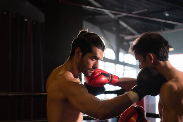 istock Punching is one of the master techniques of Muay Thai 1487212644