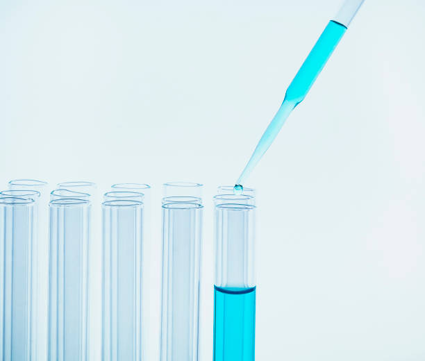 istock Chemical instrument glassware 1487217752
