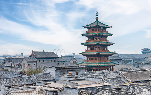 The ancient county of Taiyuan, Shanxi Province, China