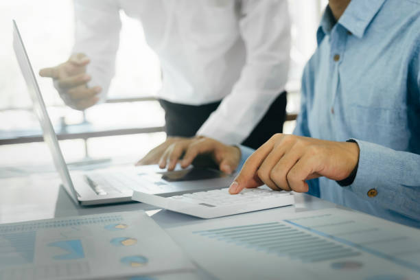 istock Startup asian business teamwork concept discussing graphs showing the results. 1487220285