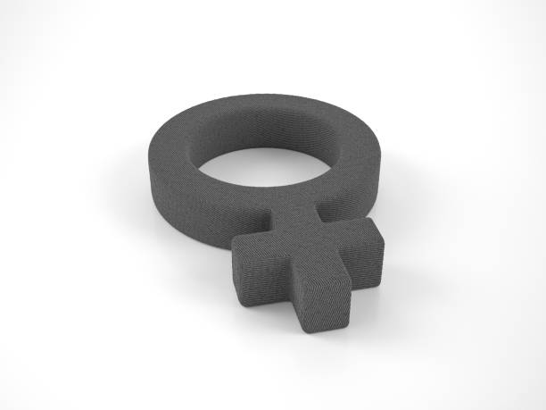 istock Knitted gender woman symbol 1487222500