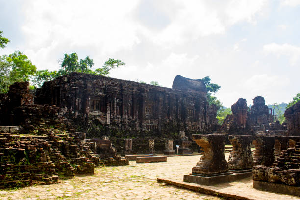 istock Ancient Temple Ruins In My Son Sanctuary, Vietnam. 1487222976