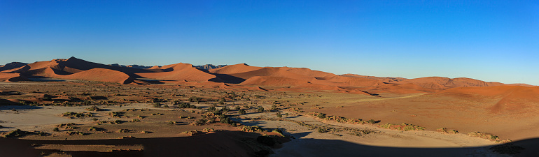 Sand Dunes of the Sossusvlei in Namibia