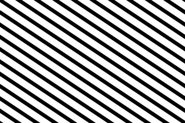 istock Seamless background in black diagonal stripes for design, wallpaper, textiles 1487227860