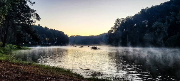 Pang Ung lake stock photo