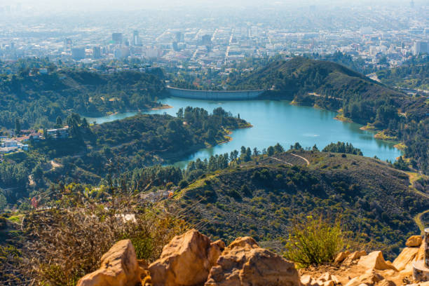 istock Hollywood Reservoir Seen from Hilltop 1487233276