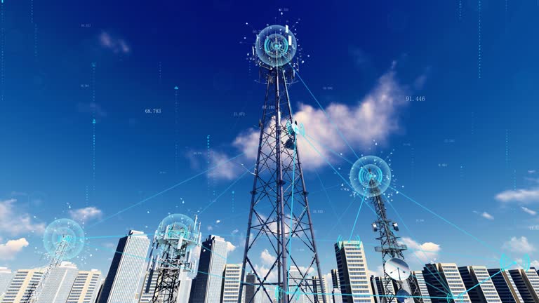 Smart city 5G network communication infrastructure construction