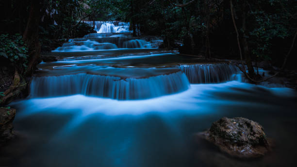 istock long exposure waterfall in the park at night 1487237073