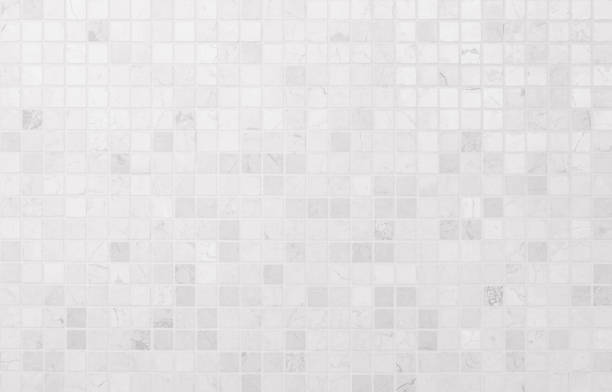 istock White tile wall chequered background bathroom texture. Ceramic brick wall and floor tiles mosaic background in bathroom and kitchen clean. Design pattern geometric with grid wallpaper decoration. 1487241152