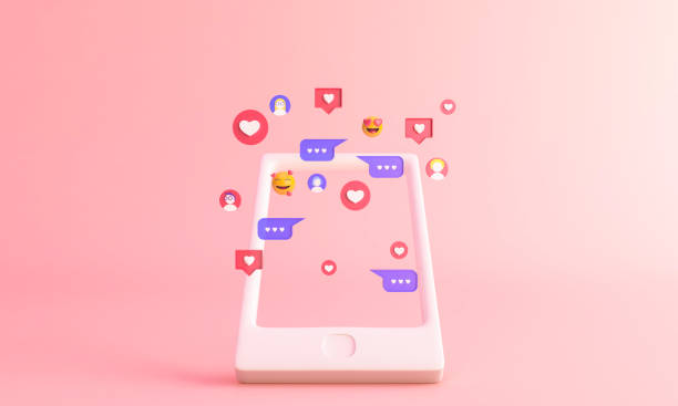 istock Social Media Concept With Icons 1487259381