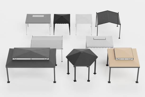 istock Realistic 3D Render of Gazebos 1487262188
