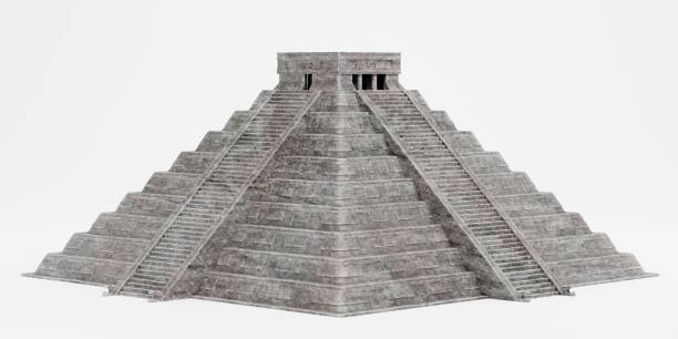 istock Realistic 3D Render of Mayan Pyramid 1487262362