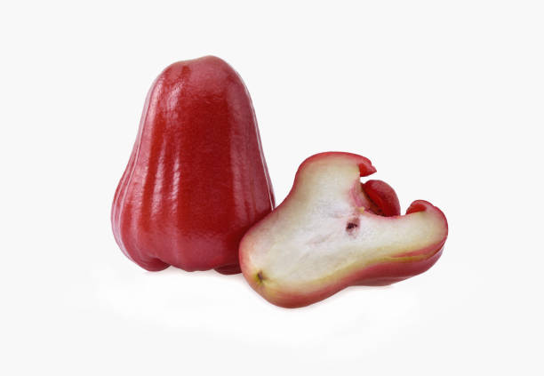 istock Rose apples isolated on white background. 1487265746