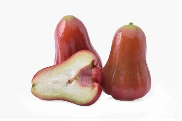 istock Rose apples isolated on white background. 1487267960